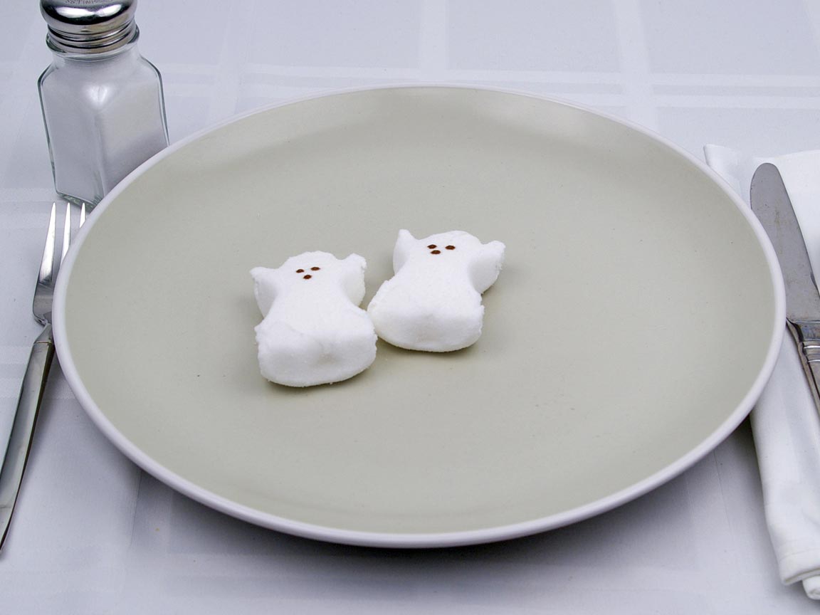 Calories in 2 peep(s) of Peep Marshmallow