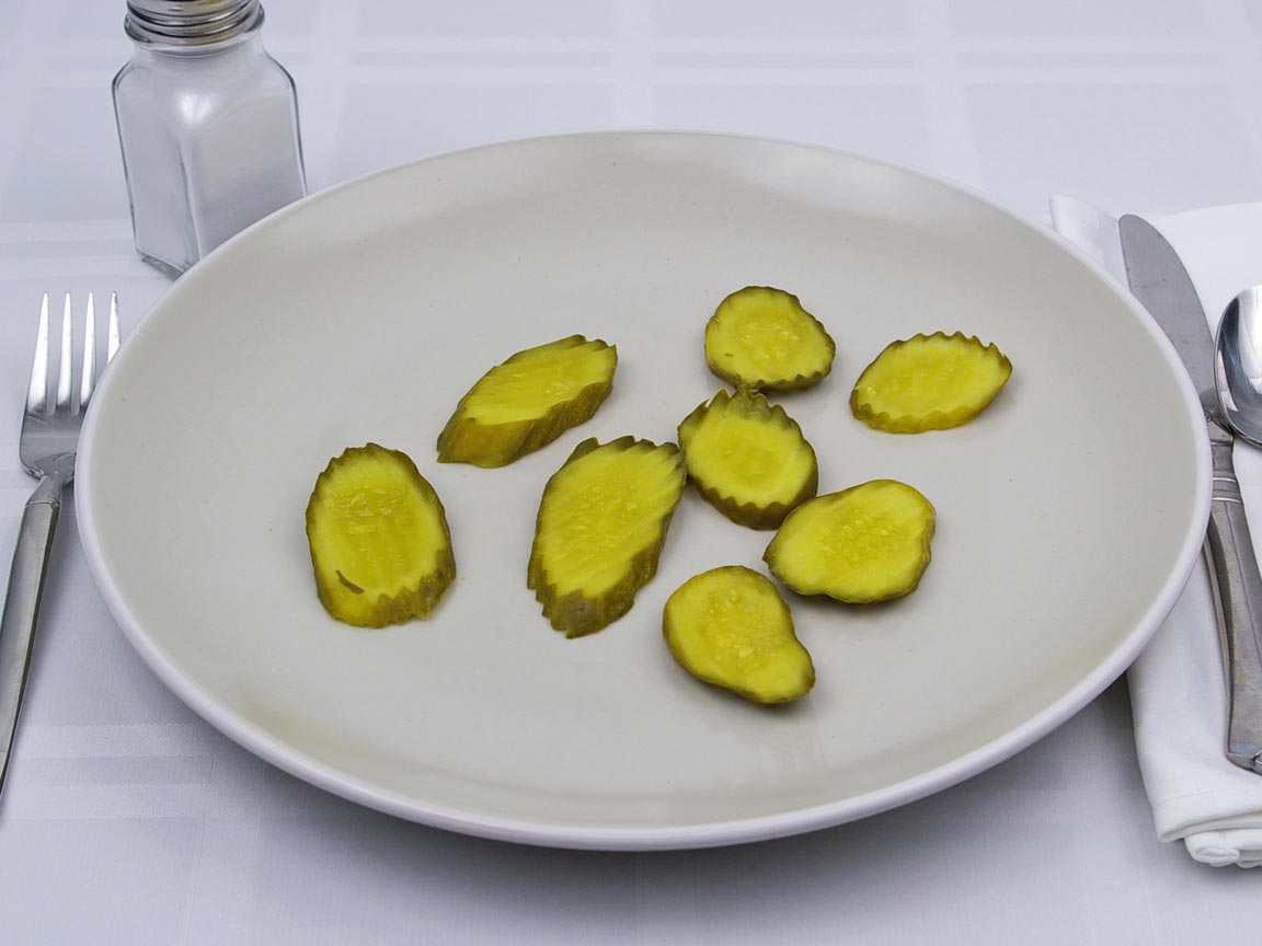 Calories in 8 chip(s) of Pickle - Dill Chips