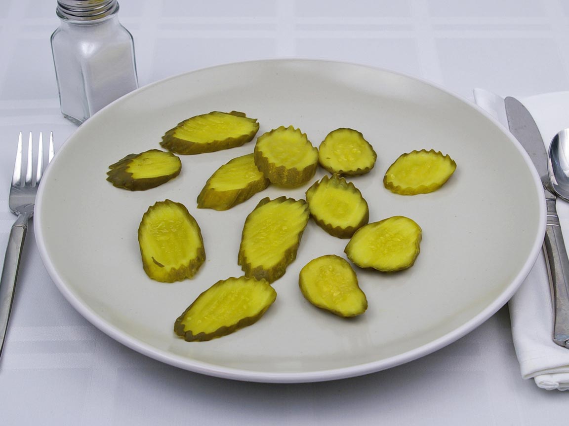 Calories in 12 chip(s) of Pickle - Dill Chips