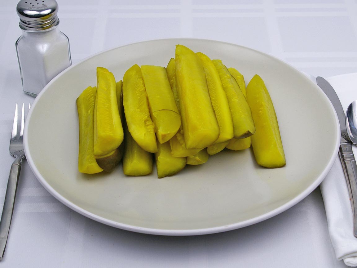 Calories in 15 spear(s) of Dill Spear Pickle