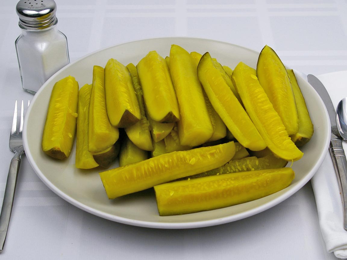 Calories in 27 spear(s) of Dill Spear Pickle