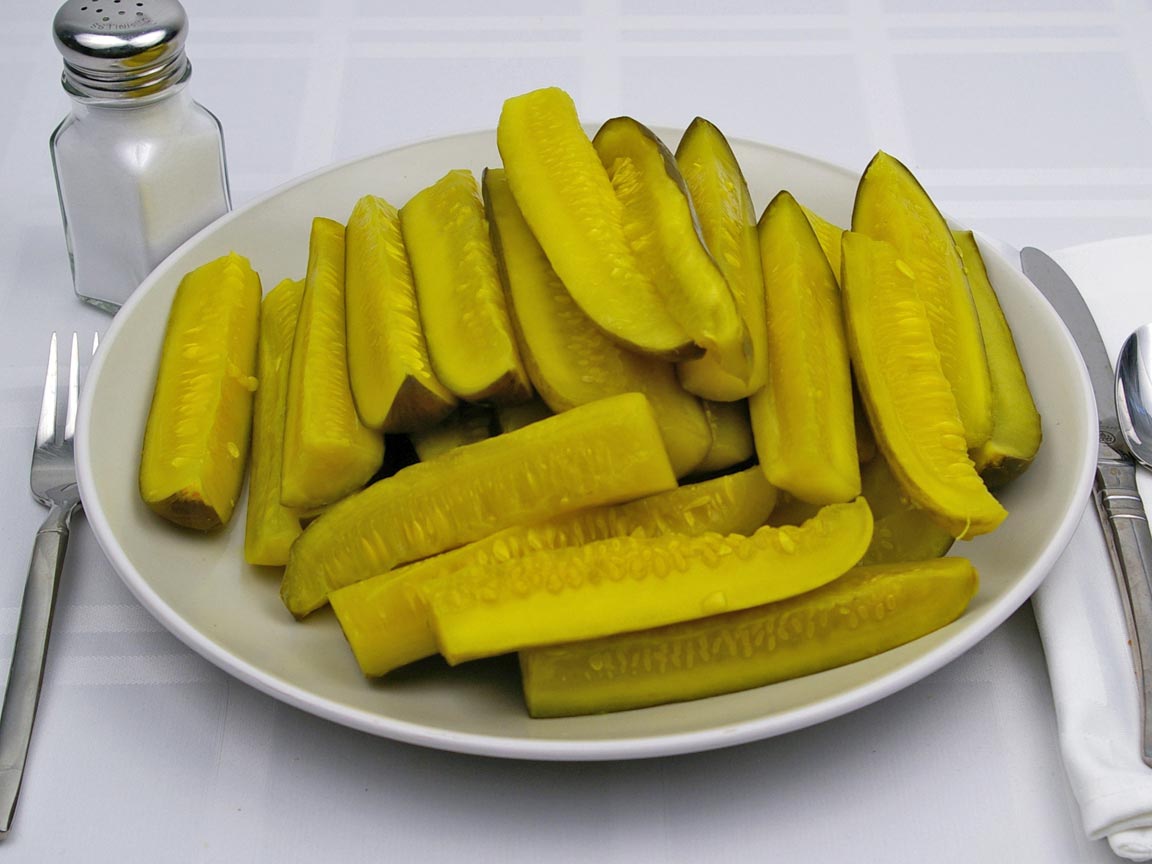 Calories in 33 spear(s) of Dill Spear Pickle