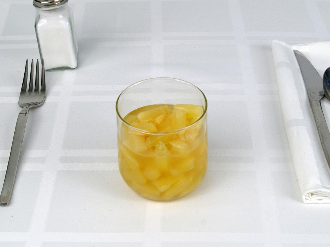 Calories in 2 ea(s) of Pineapple Cups in Juice