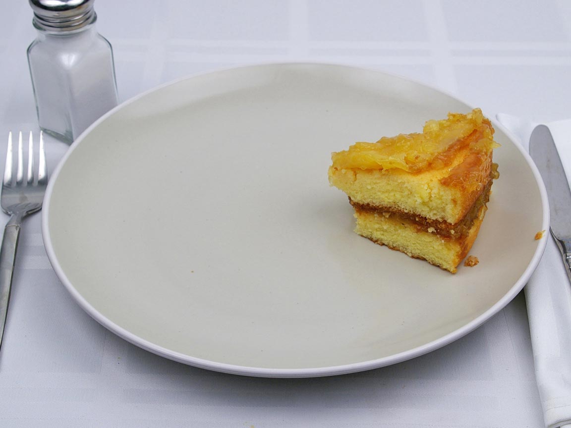 Calories in 1 piece(s) of Pineapple Upside-Down Cake