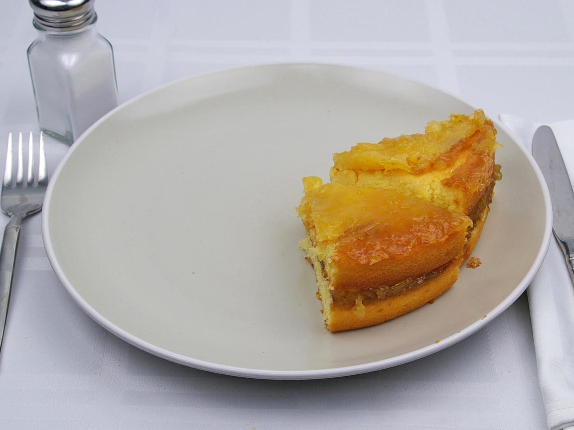 Calories in 2 piece(s) of Pineapple Upside-Down Cake