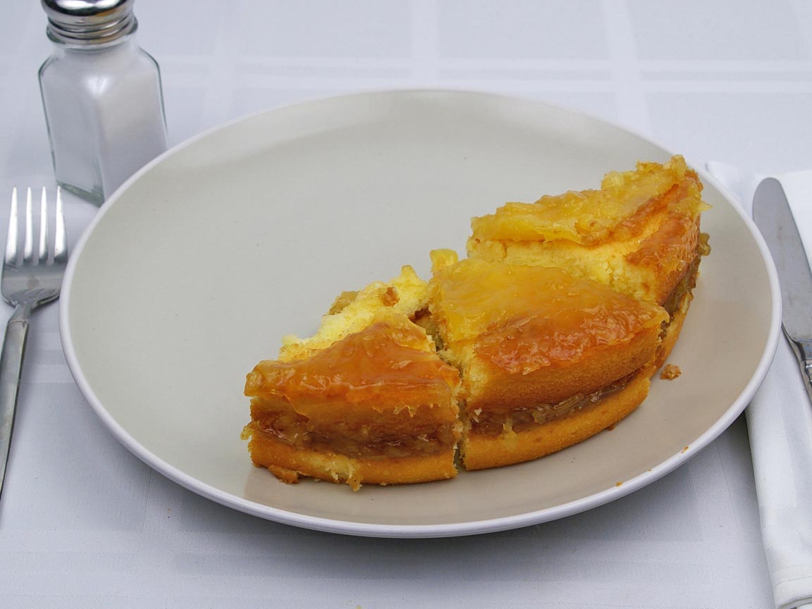 Calories in 3 piece(s) of Pineapple Upside-Down Cake