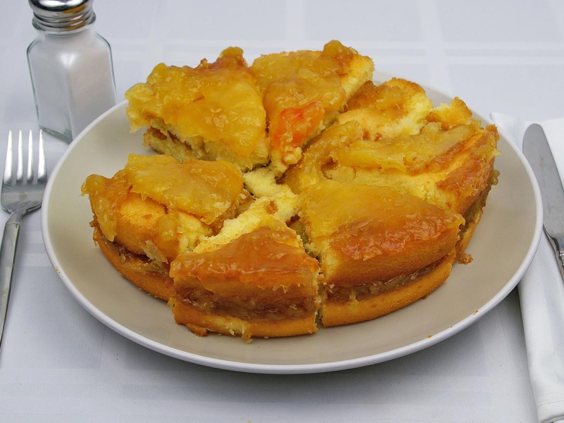 Calories in 7 piece(s) of Pineapple Upside-Down Cake