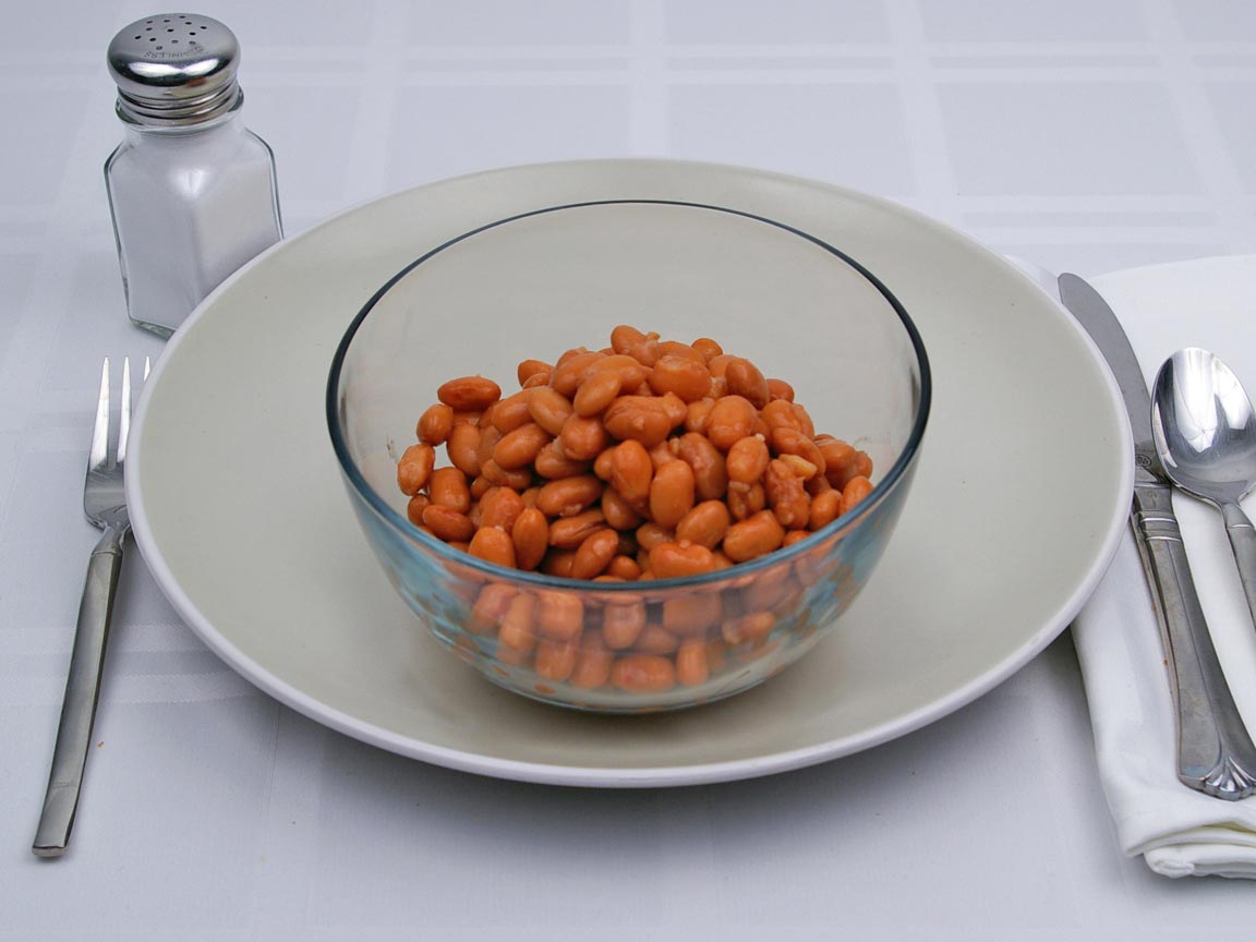 Calories in 1.75 cup(s) of Pinto Beans - Canned