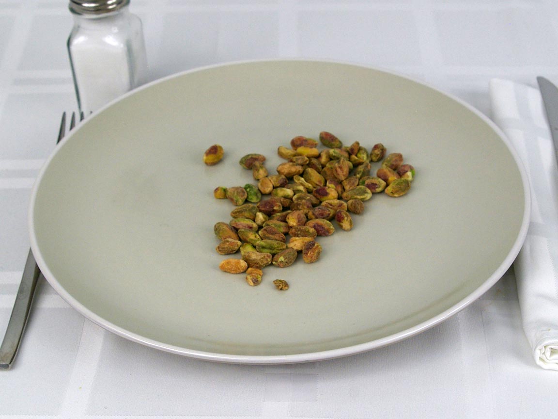Calories in 28 grams of Shelled Pistachios