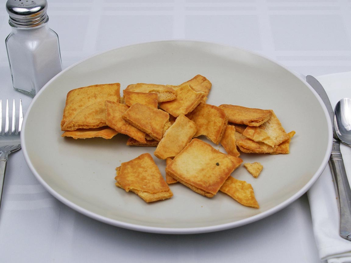 Calories in 70 grams of Pita Chips