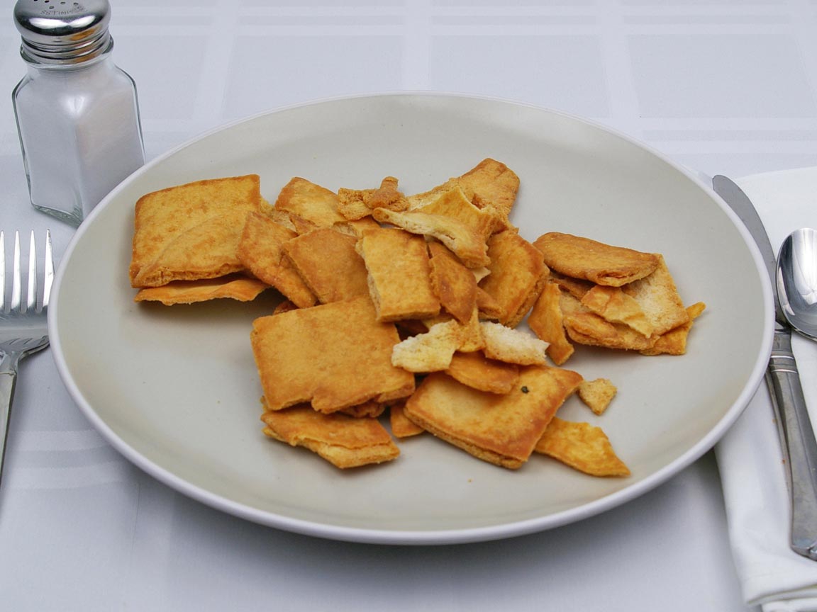 Calories in 99 grams of Pita Chips