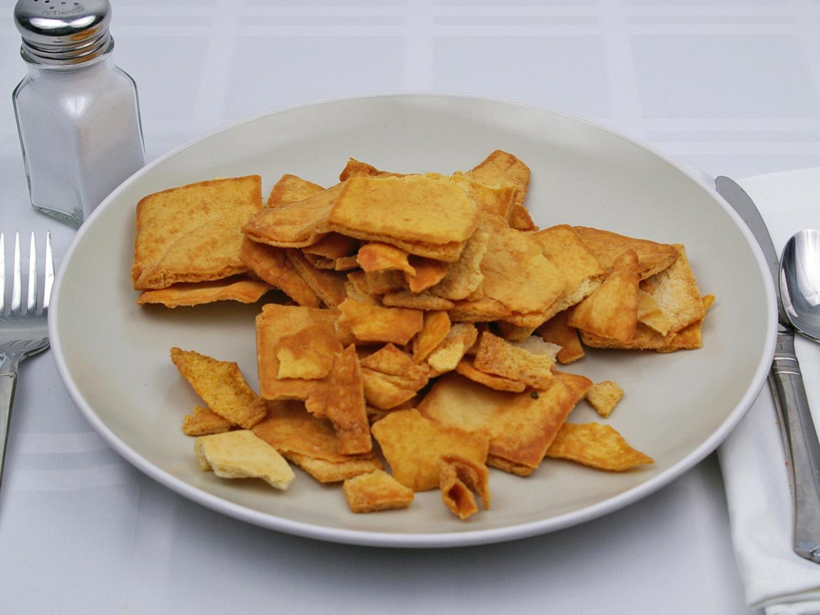 Calories in 155 grams of Pita Chips