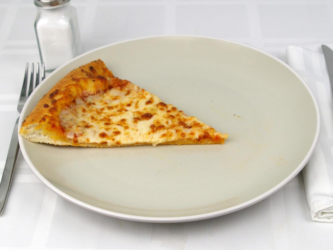 Calories in 1 slice(s) of Pizza - Cheese - Large 14"