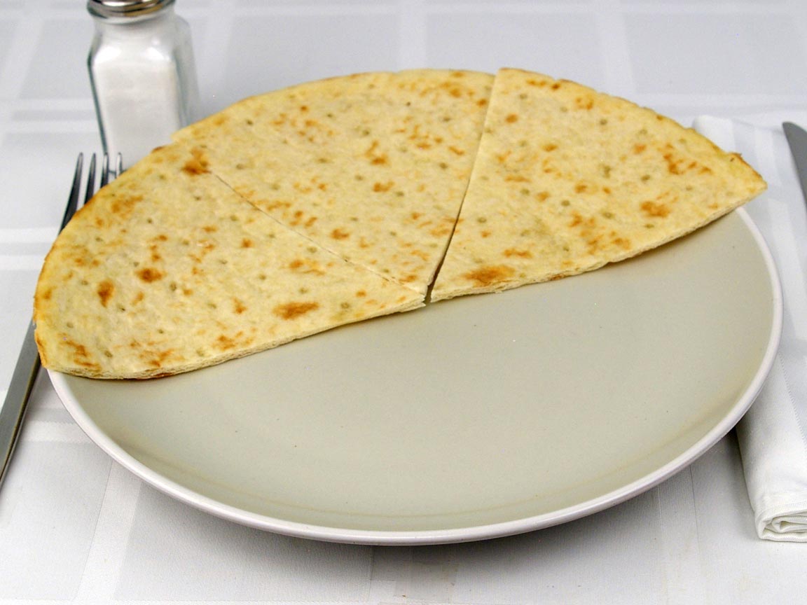 Calories in 3 piece(s) of Pizza Crust - Thin