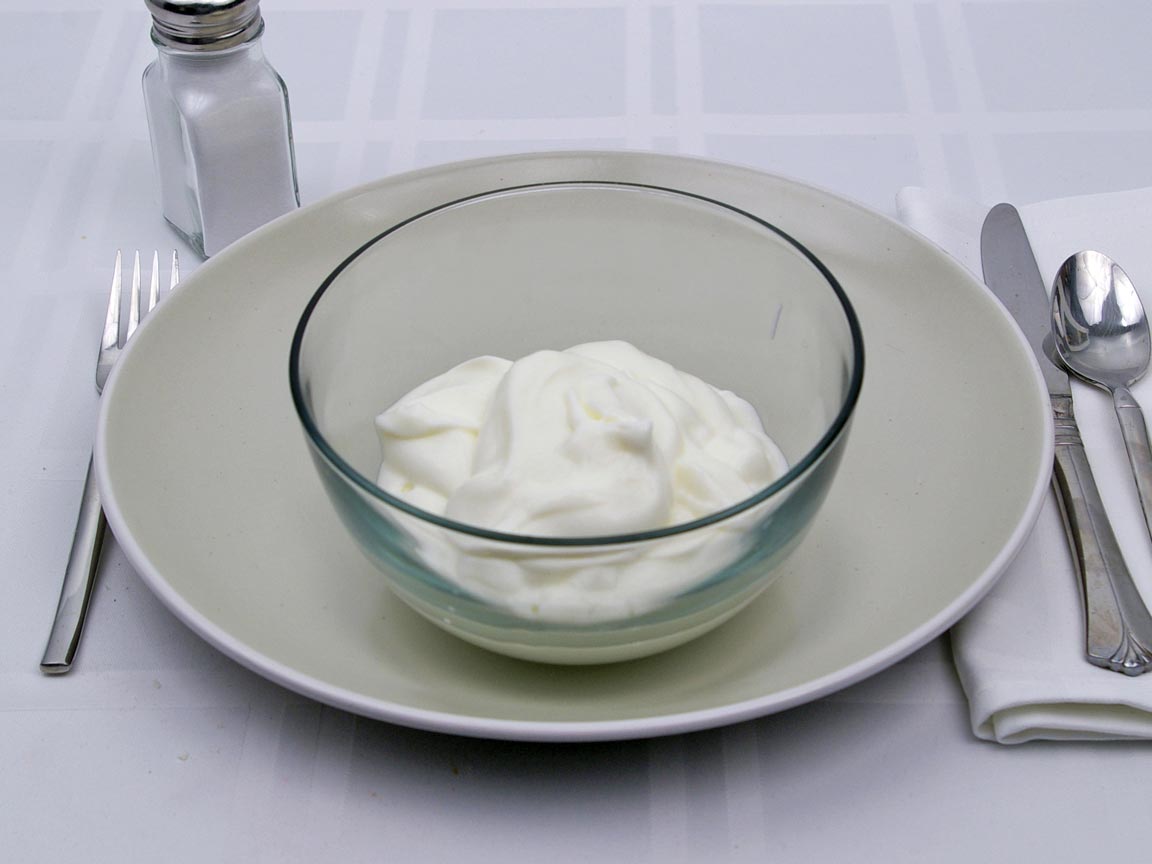 Calories in 1.25 cup(s) of Yogurt - Plain Low Fat