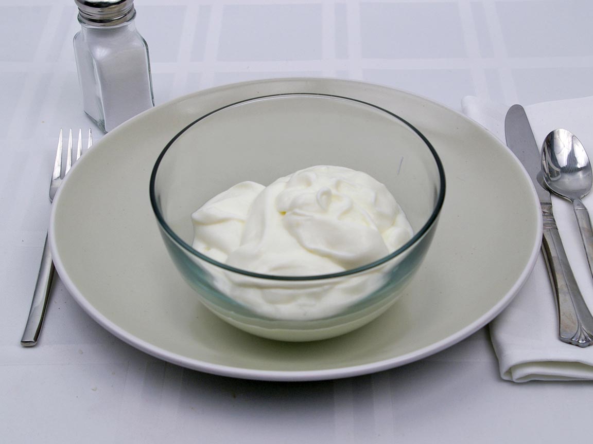 Calories in 1.5 cup(s) of Yogurt - Plain Low Fat