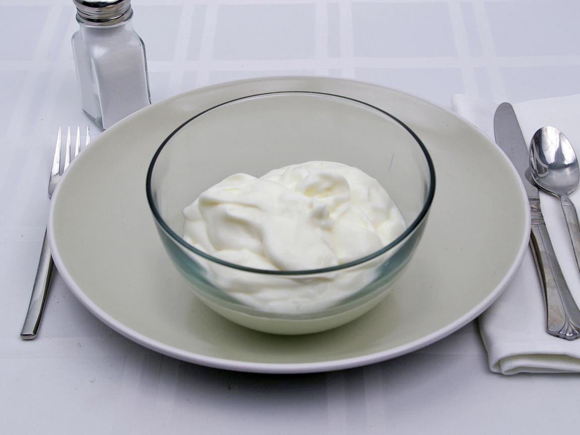 Calories in 1.75 cup(s) of Yogurt - Plain Whole