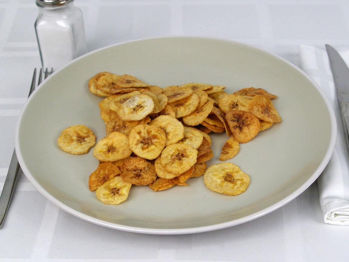 Calories in 42 grams of Plantain Chips - Sweet