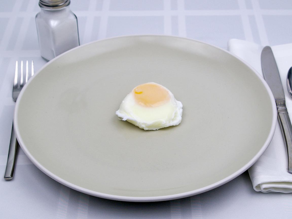 Calories in 1 egg(s) of Poached - Large Egg