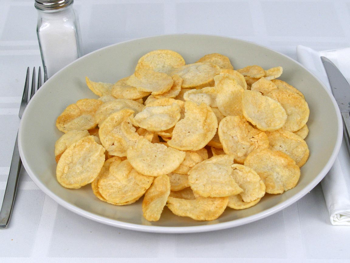 Calories in 56 grams of Pop Chips Sea Salt Potato
