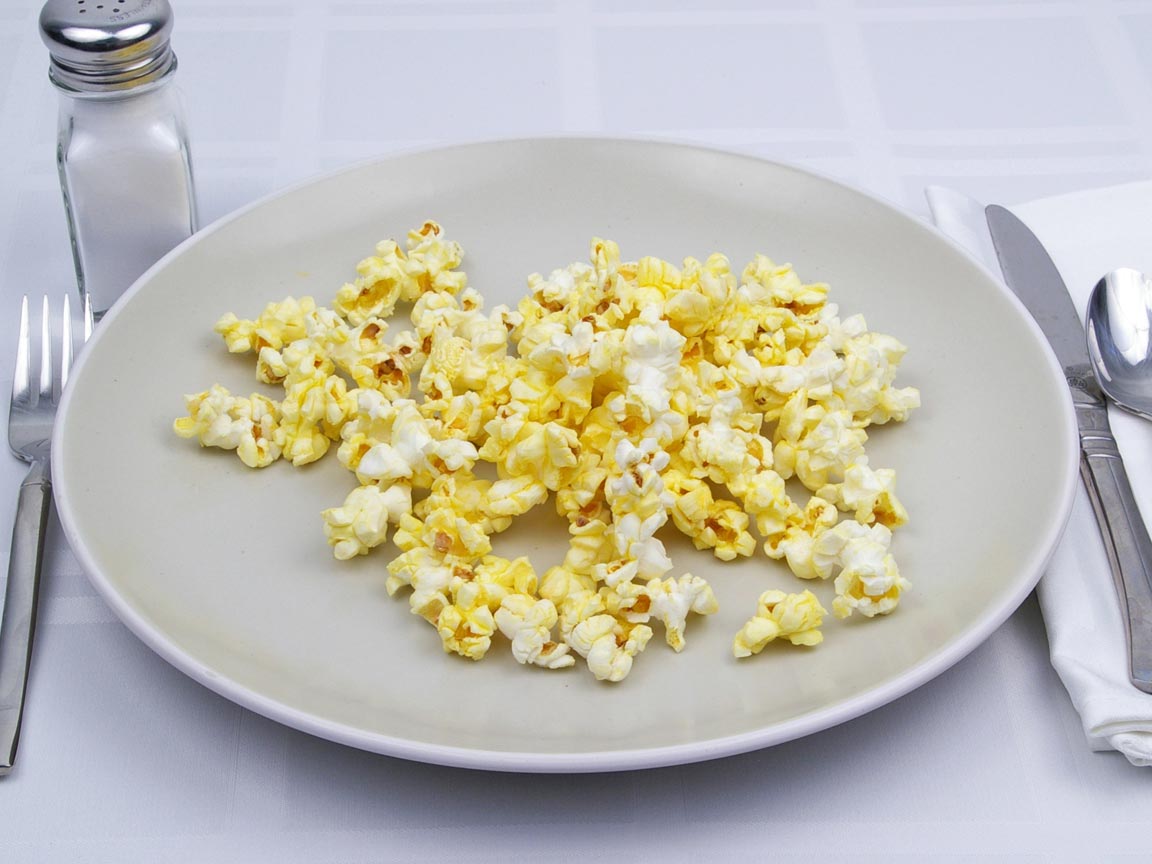 Calories in 1.67 cup(s) of Popcorn - Air Popped