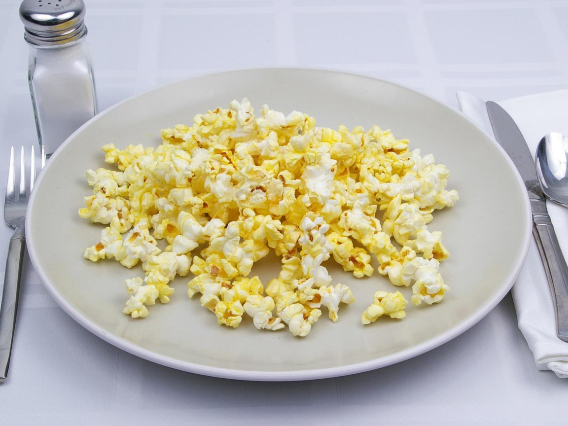 Calories in 2.33 cup(s) of Popcorn - Air Popped
