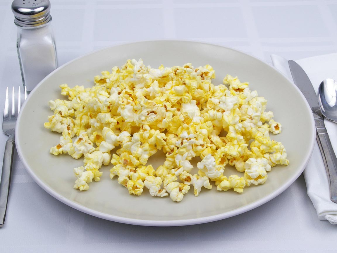 Calories in 2.67 cup(s) of Popcorn - Microwave