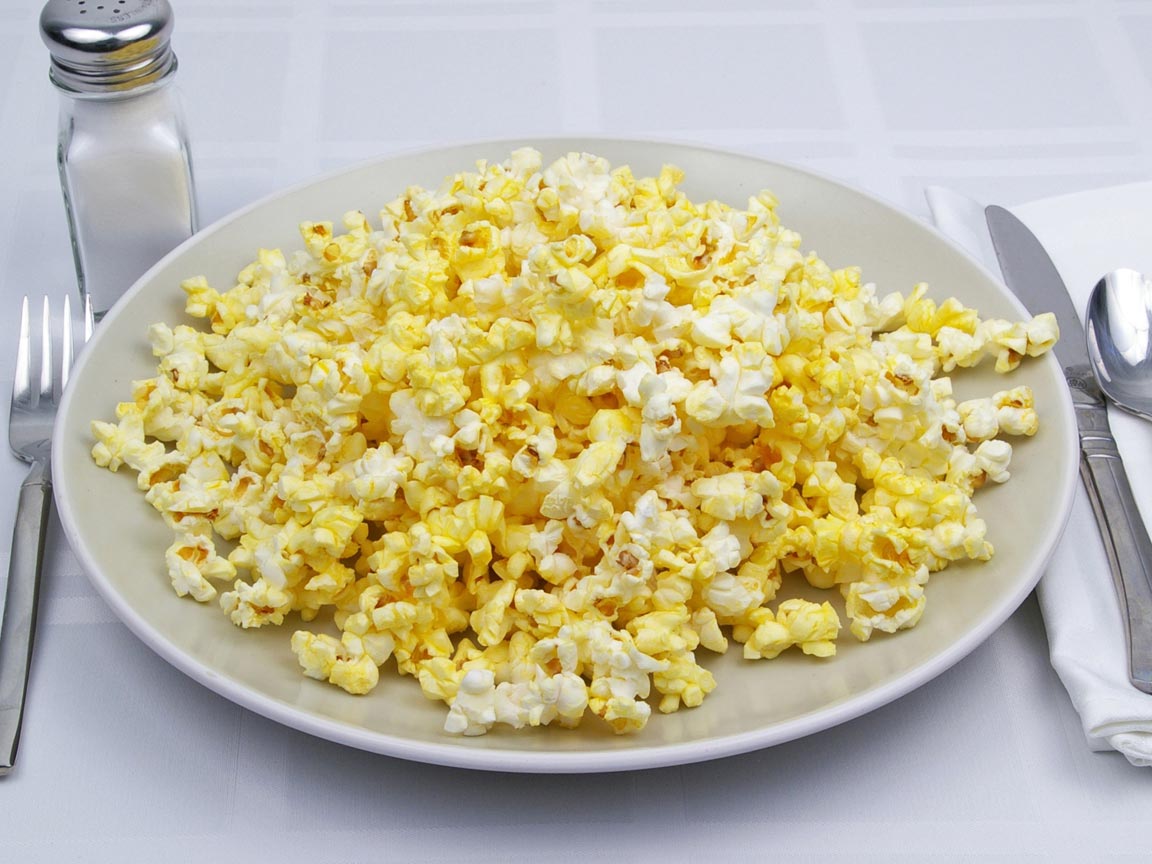 Calories in 5 cup(s) of Popcorn - Microwave