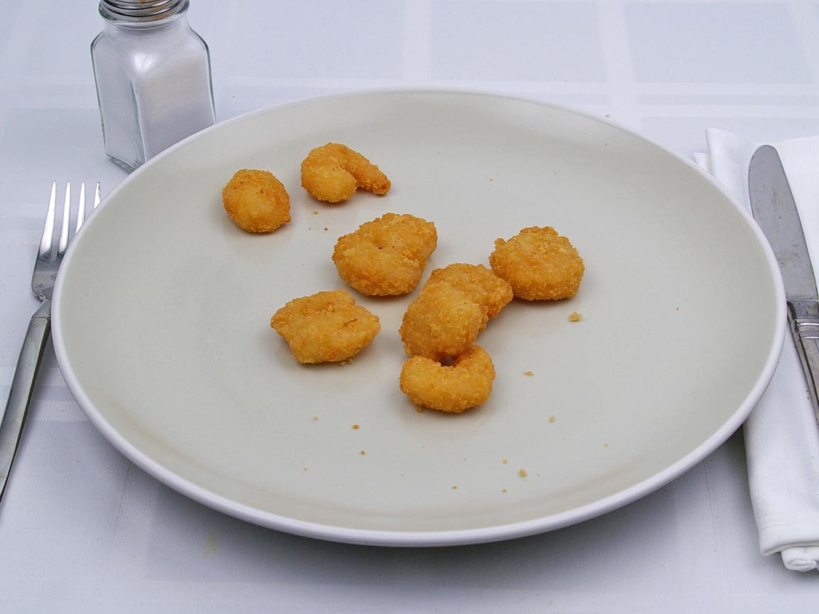 Calories in 0.67 order(s) of Long John Silver's - Popcorn Shrimp