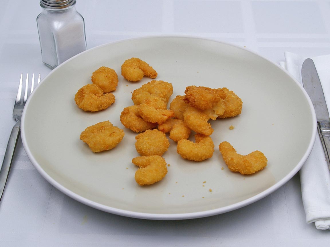 Calories in 1.33 order(s) of Long John Silver's - Popcorn Shrimp