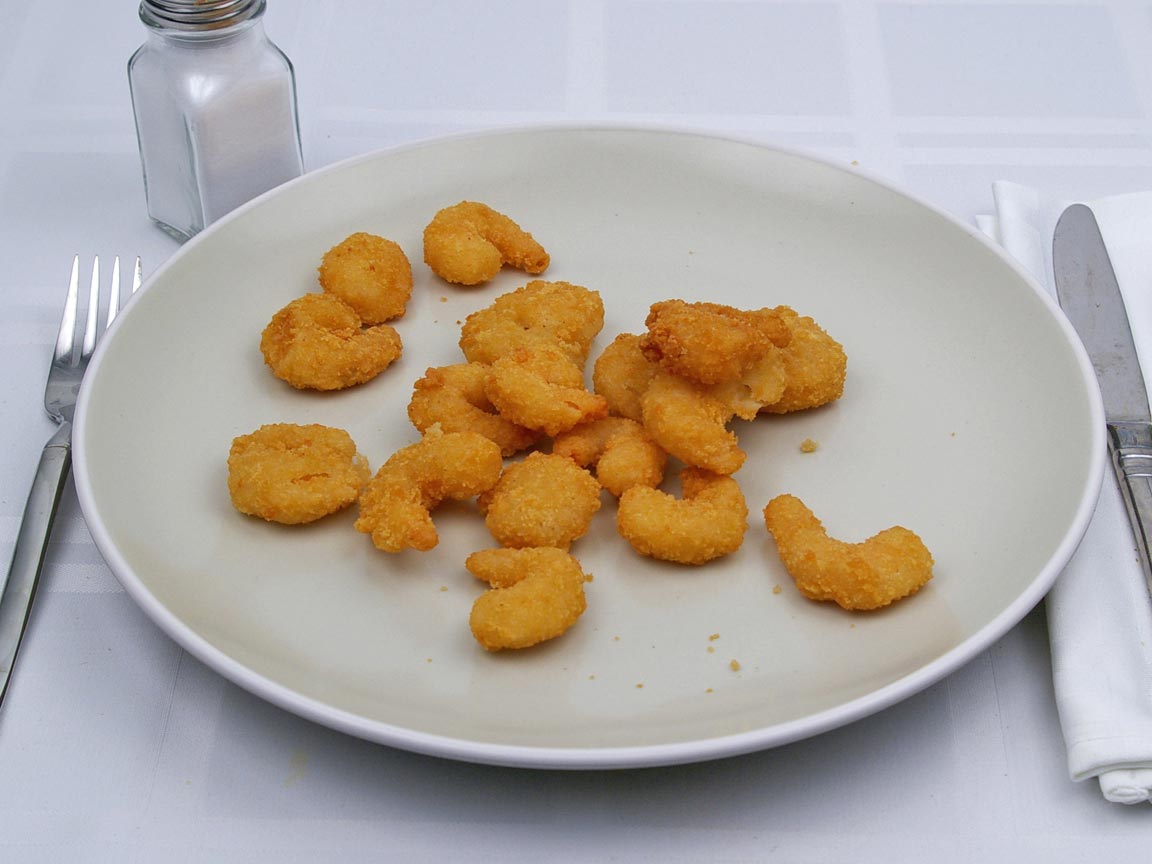 Calories in 1.42 order(s) of Long John Silver's - Popcorn Shrimp