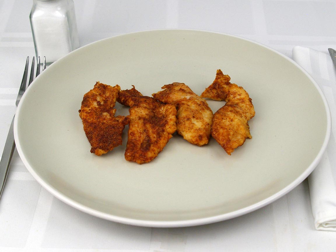 Calories in 4 piece(s) of Popeye's Blackened Chicken Tenders
