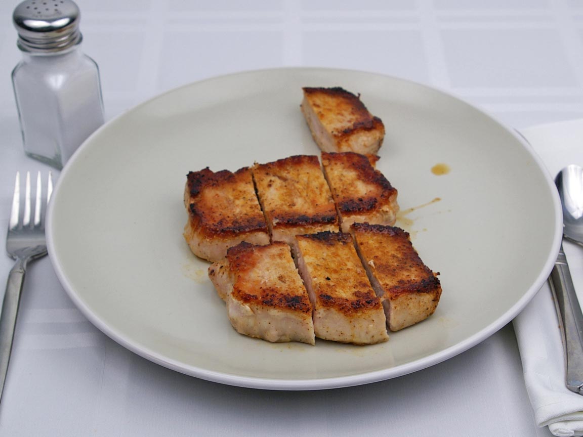 Calories in 297 grams of Pork Chop - Boneless - Fat Trimmed