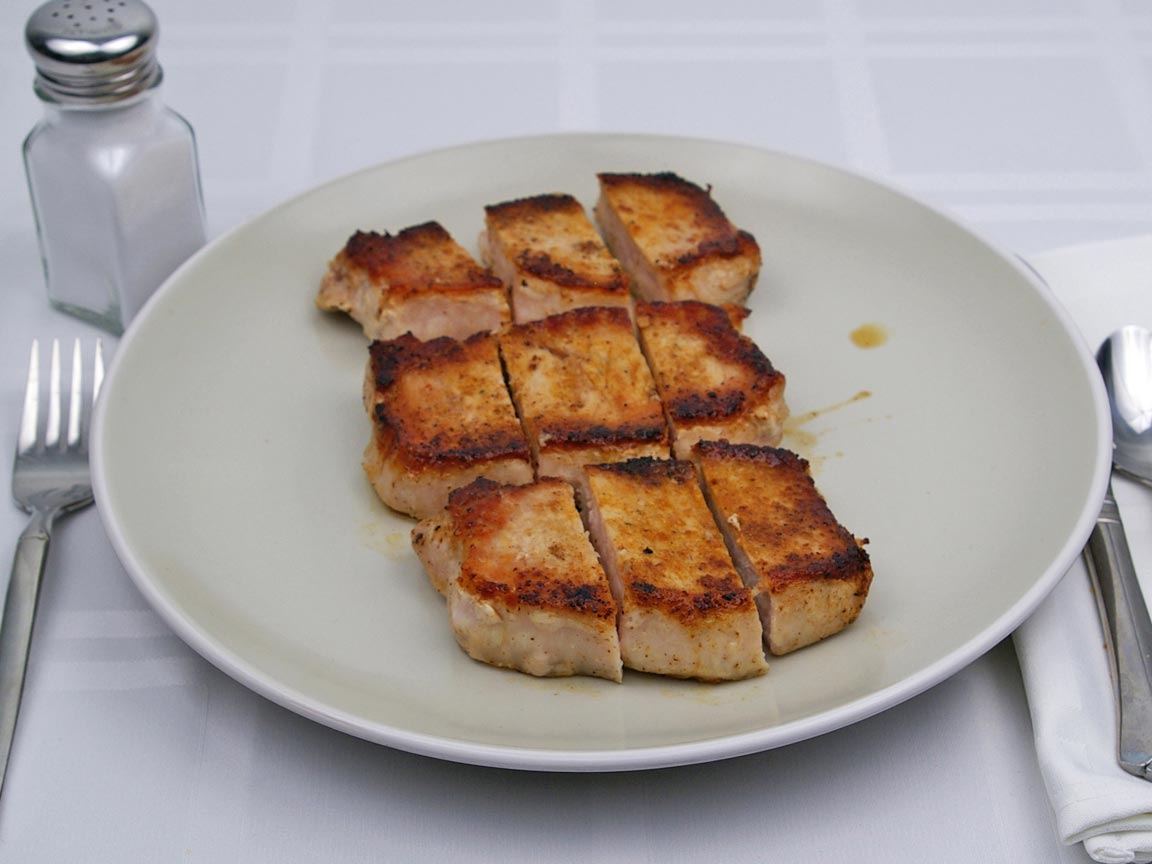 Calories in 382 grams of Pork Chop - Boneless - Fat Trimmed