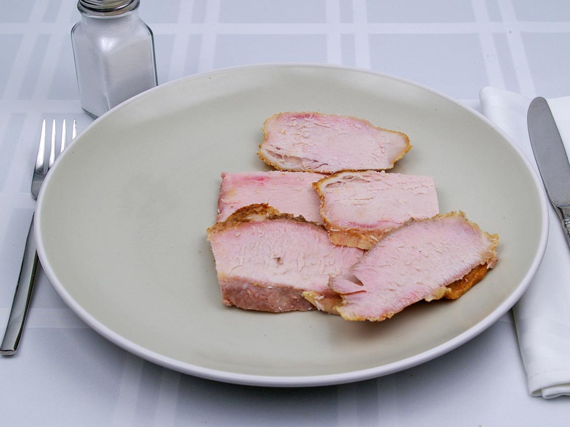 Calories in 5 piece(s) of Pork Loin Roast