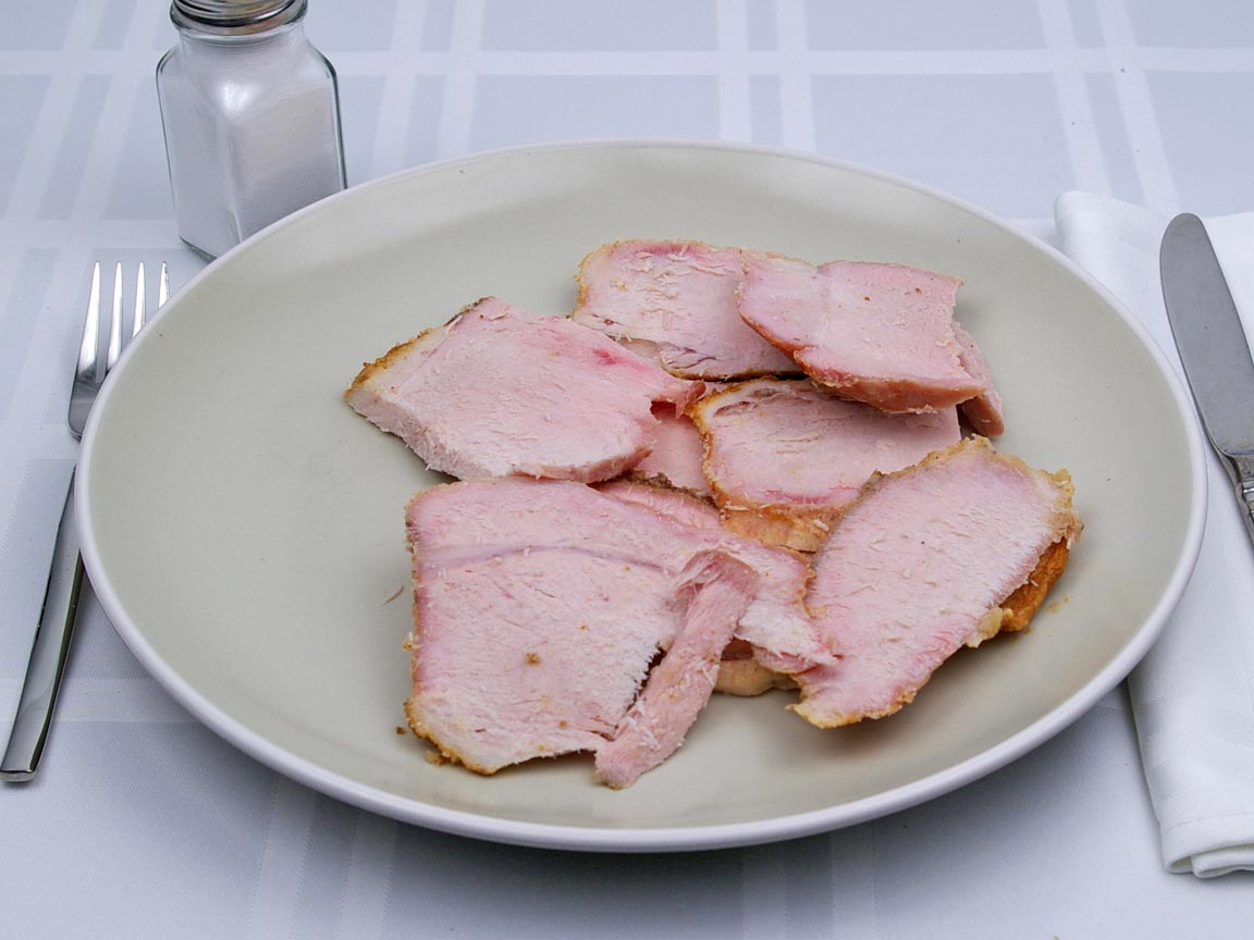 Calories in 8 piece(s) of Pork Loin Roast