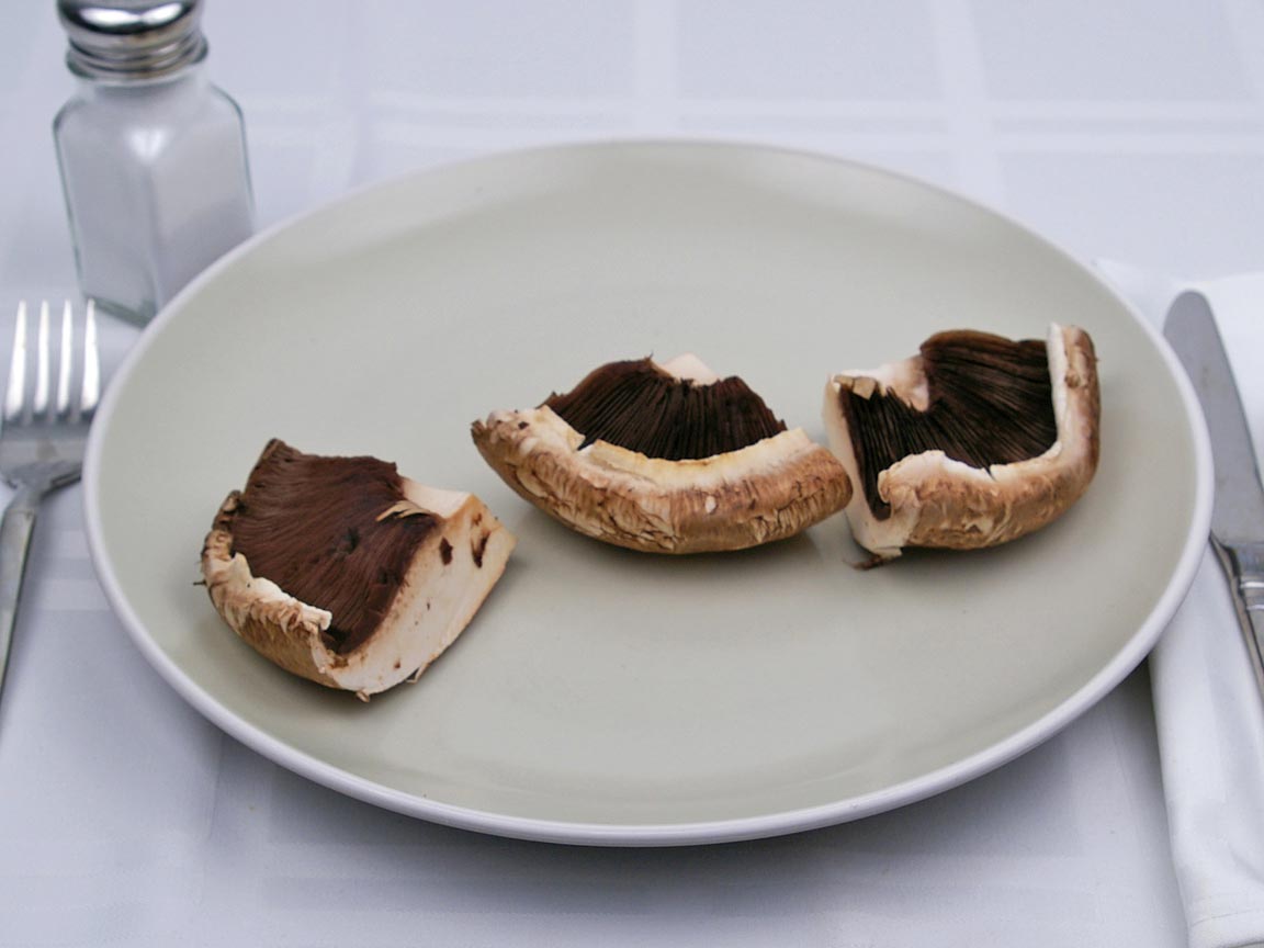 Calories in 0.75 mushroom(s) of Portobello Mushrooms