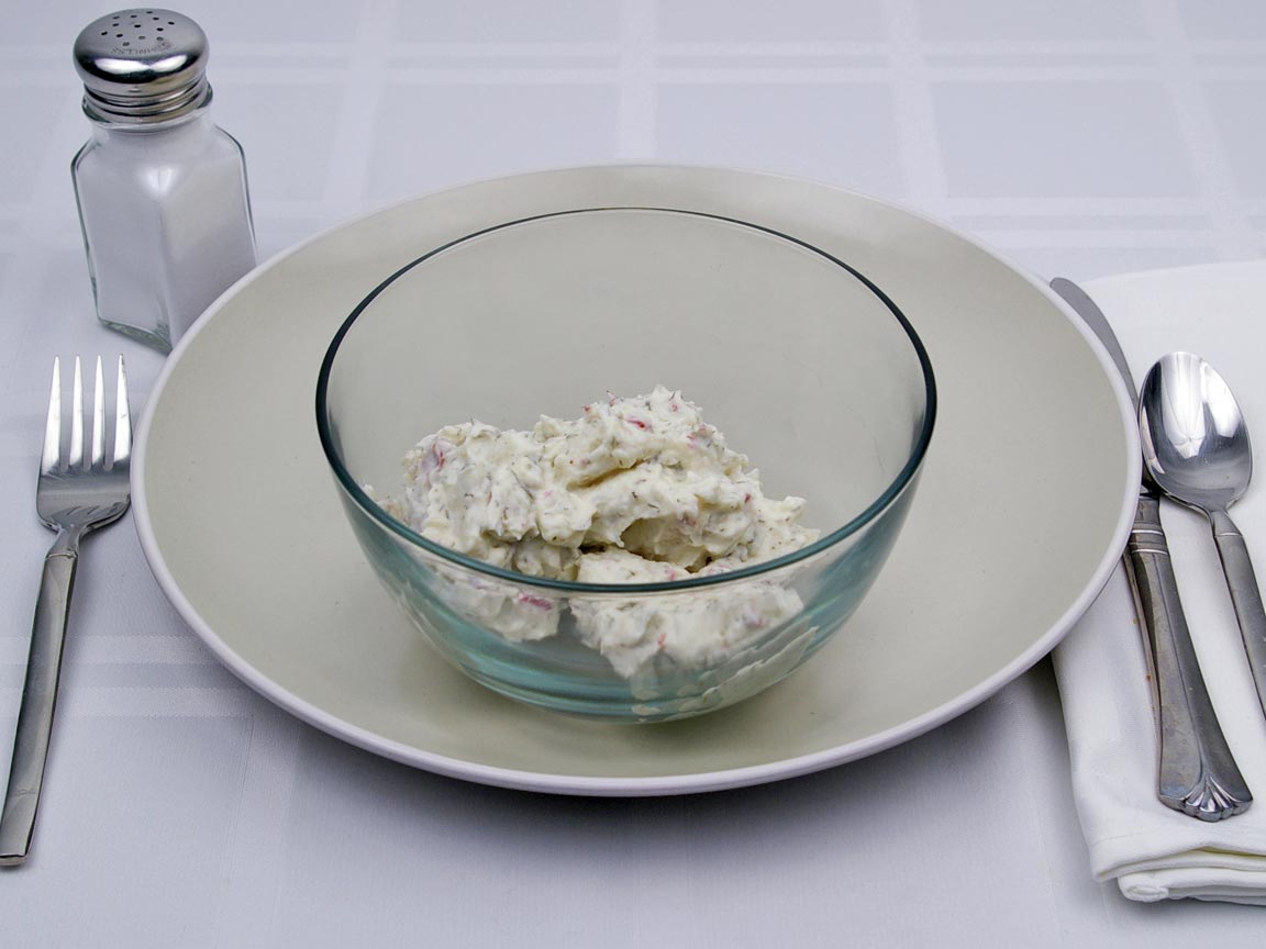 Calories in 1 cup(s) of Potato Salad - with Egg