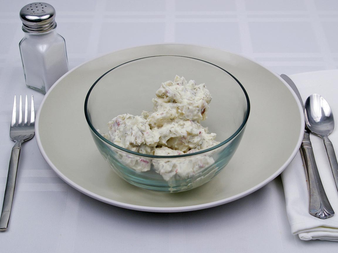Calories in 1.25 cup(s) of Potato Salad - with Egg
