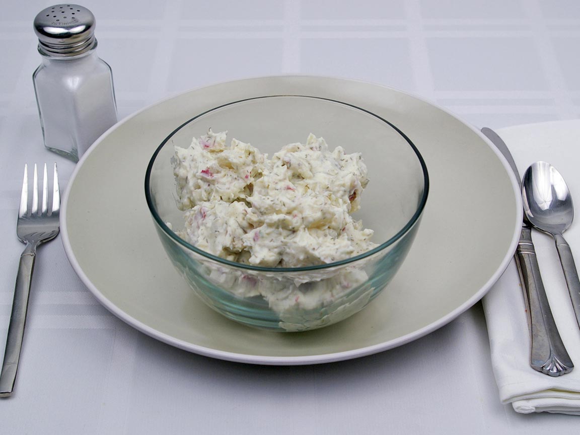 Calories in 1.75 cup(s) of Potato Salad - with Egg