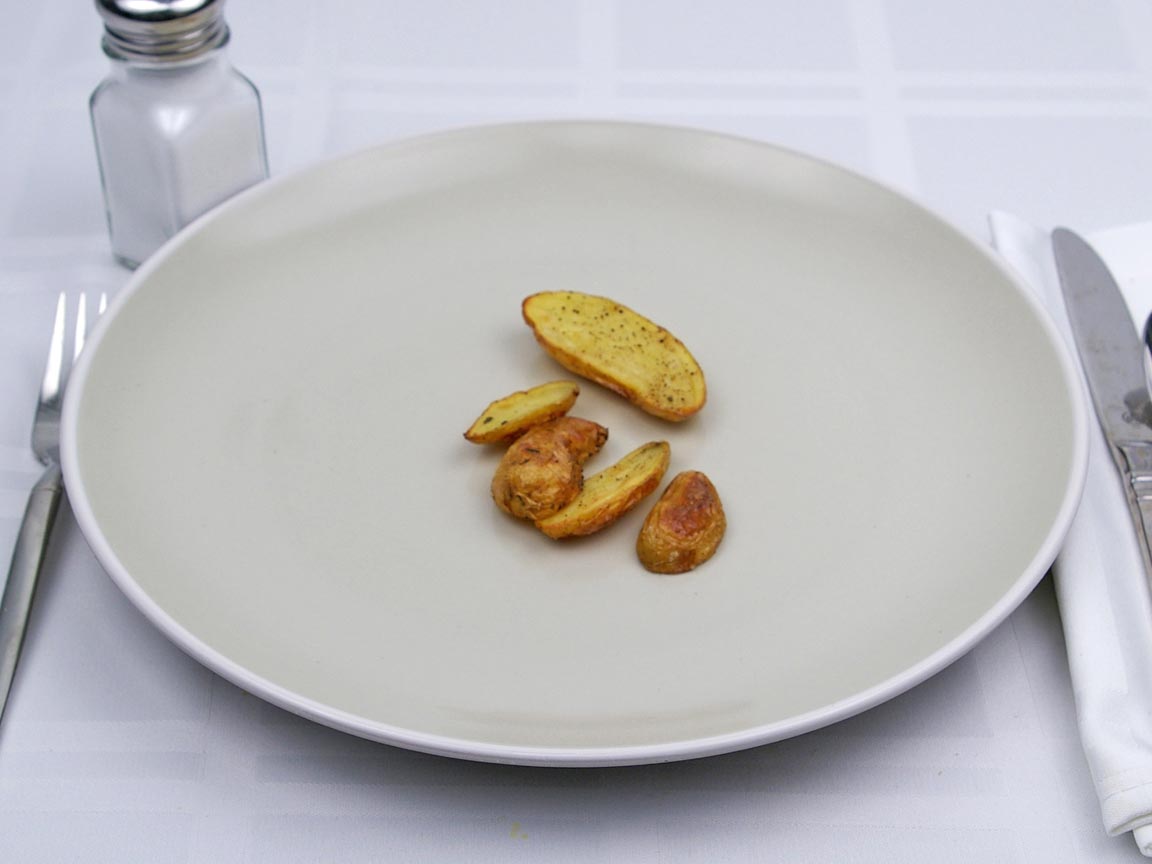 Calories in 28 grams of Fingerling Potatoes - No Fat Added 