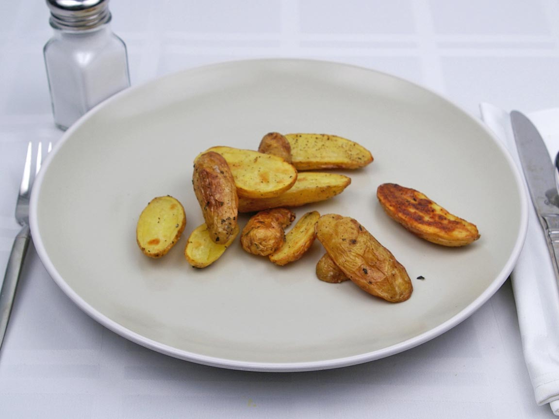 Calories in 113 grams of Fingerling Potatoes - No Fat Added 