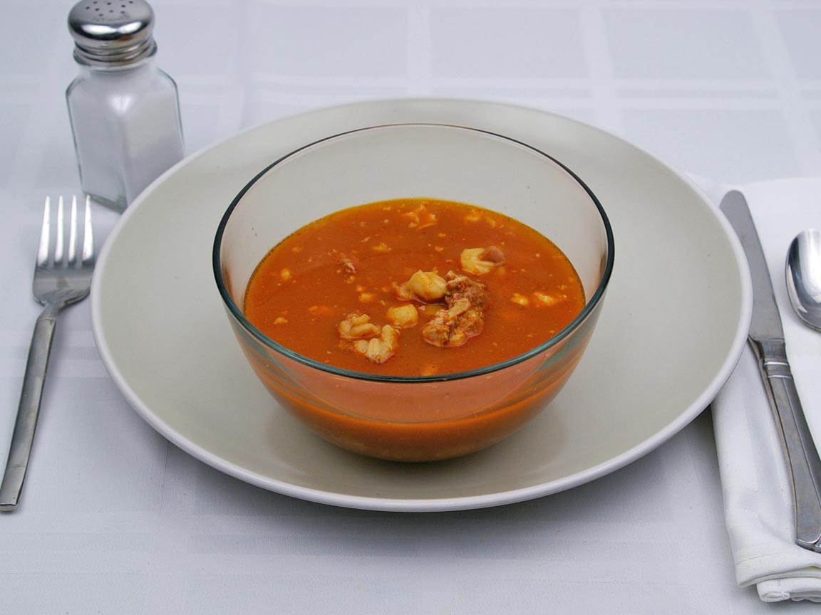 Calories in 1.5 cup(s) of Pozole Soup