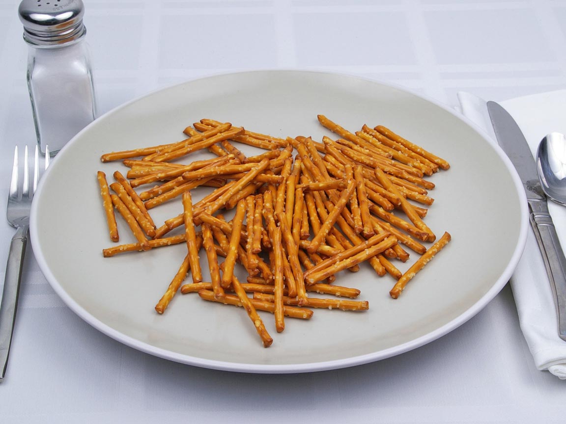 Calories in 56 grams of Pretzel - Sticks