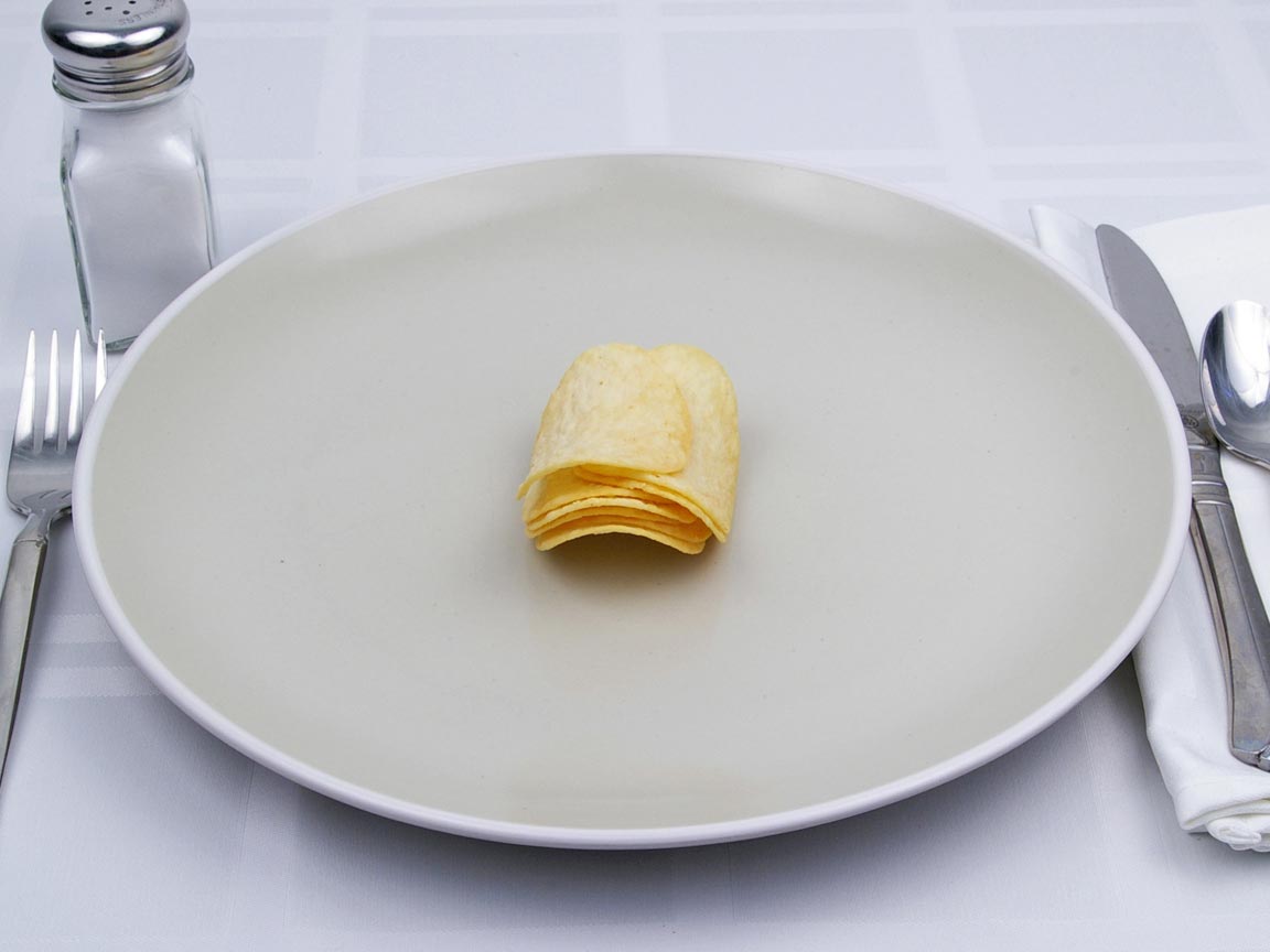 Calories in 7 chip(s) of Pringles - Original