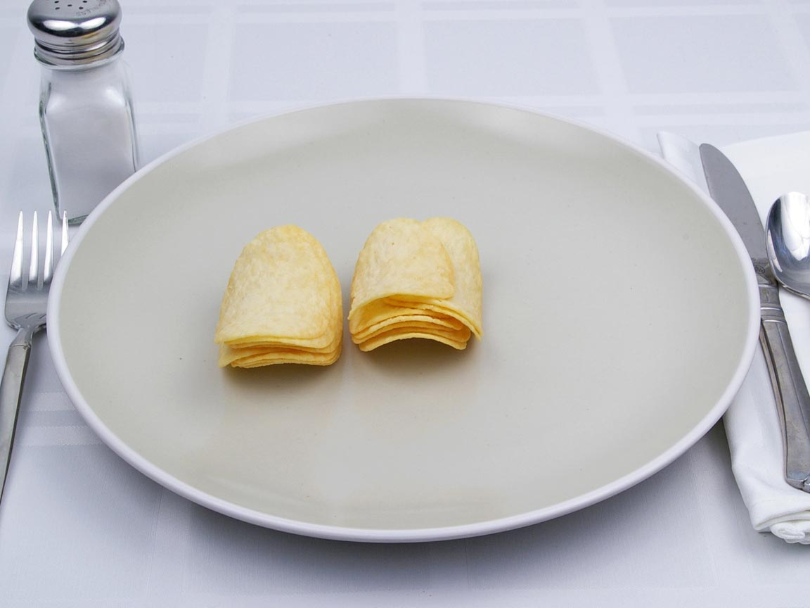 Calories in 14 chip(s) of Pringles - Original
