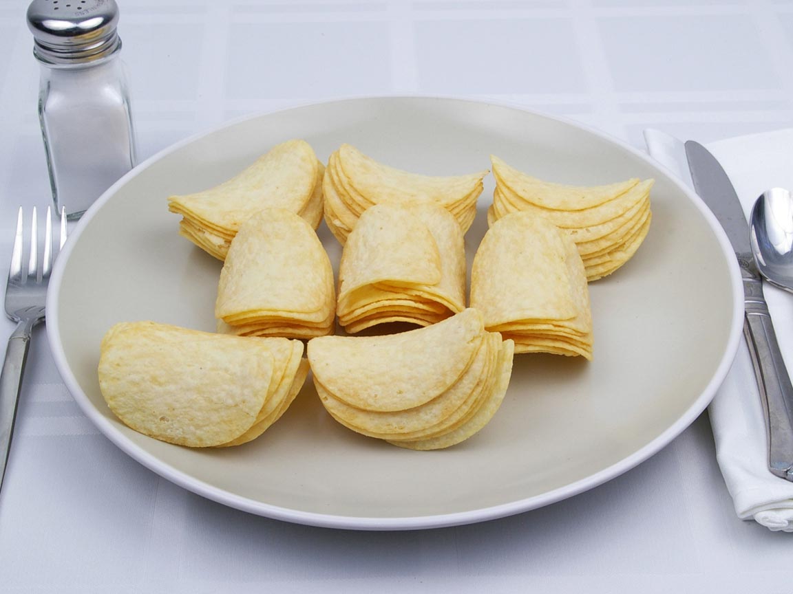 Calories in 56 chip(s) of Pringles - Original