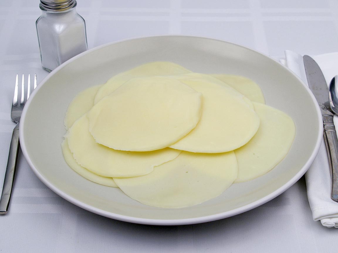 Calories in 12 slice(s) of Provolone Cheese