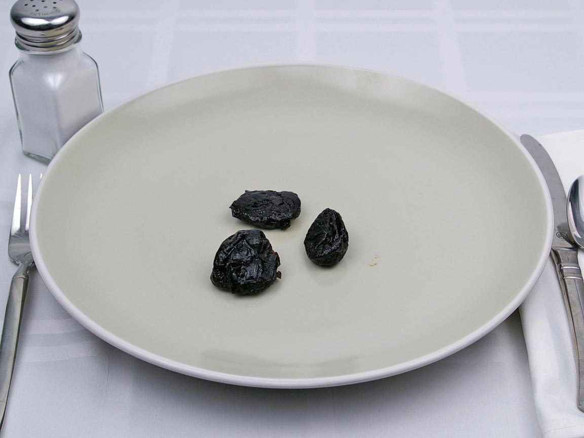 Calories in 28 grams of Prunes - Dried Plums