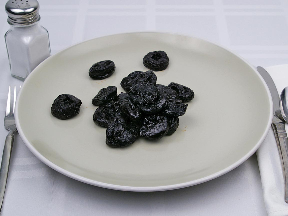 Calories in 170 grams of Prunes - Dried Plums